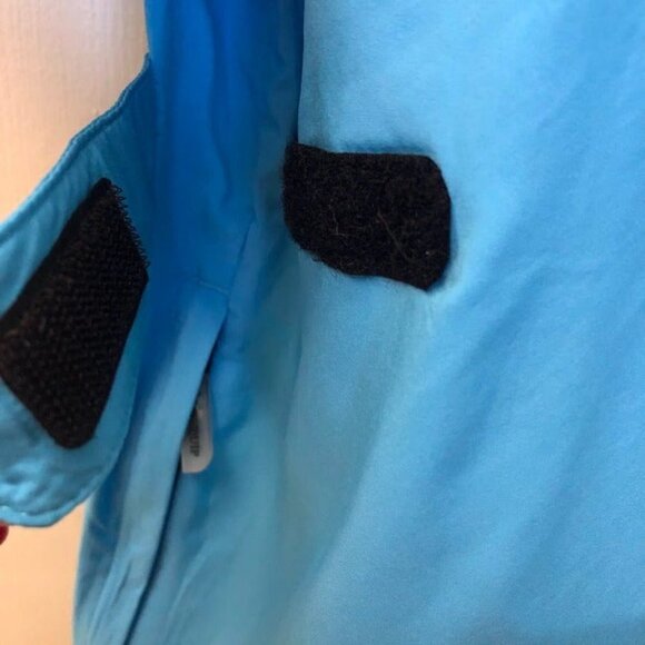 Proquip Ahead of The Game Men's Golf Blue Pullover Rain Wind Proof Jacket Medium - Picture 11 of 12